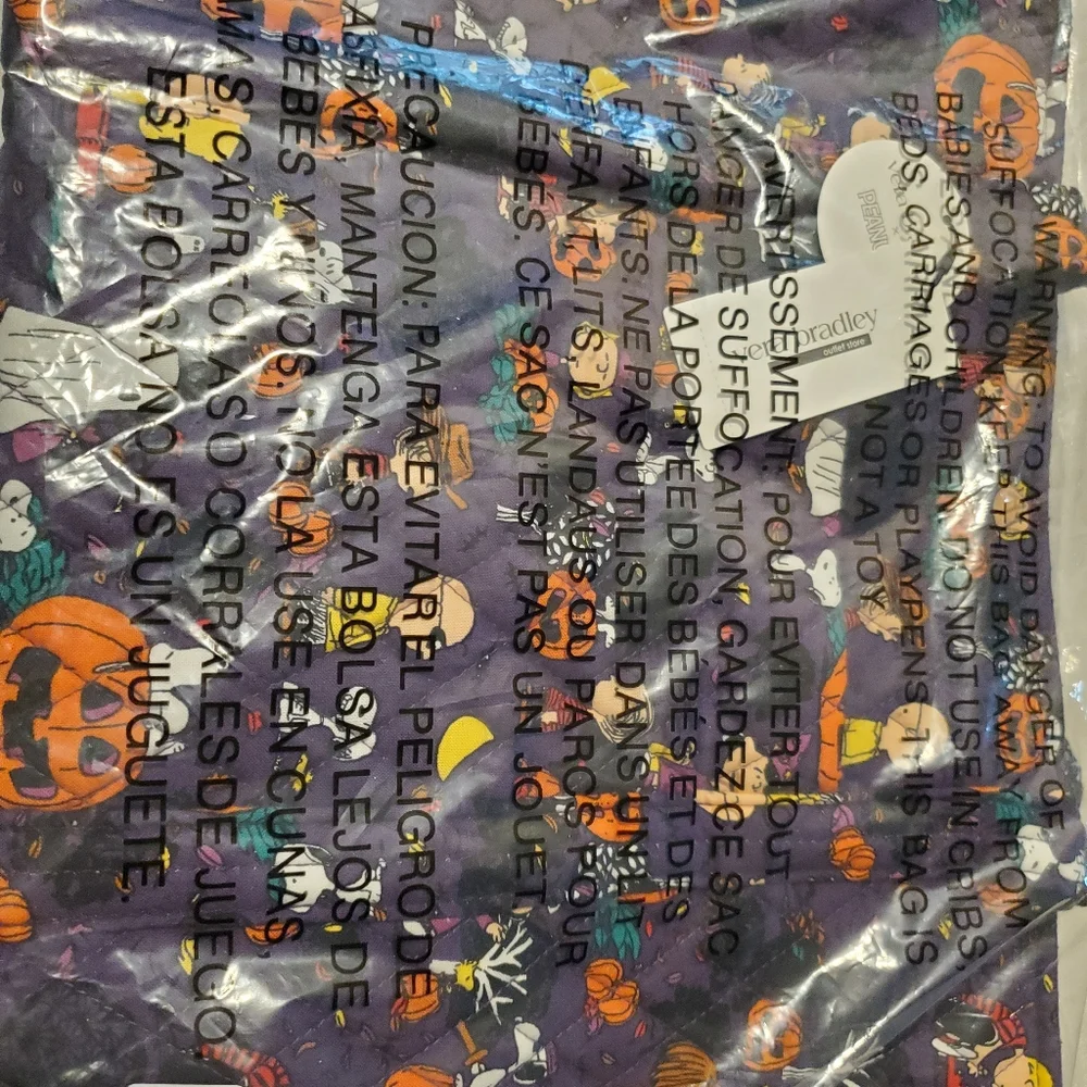 Vera Bradley Peanuts Halloween Tote - Picture 9 of 10